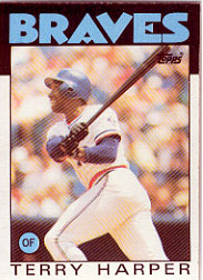 1986 Topps Baseball Cards      247     Terry Harper